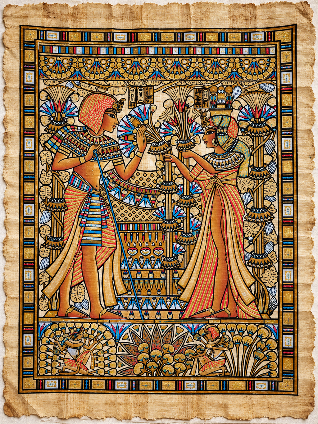 Royal Love in the Garden Papyrus + Audio Story