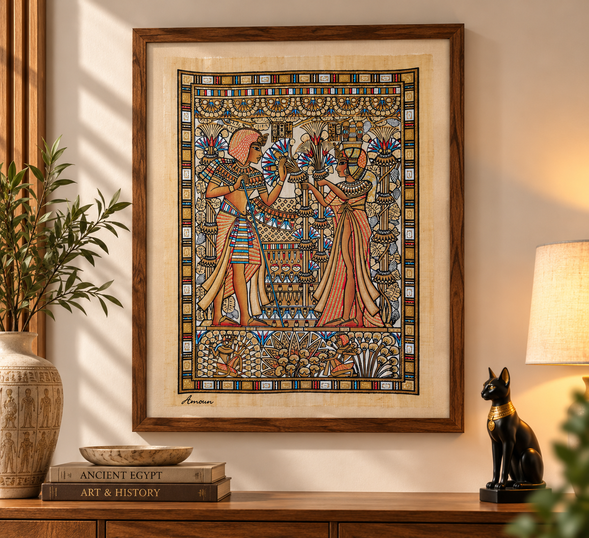 Royal Love in the Garden Papyrus + Audio Story